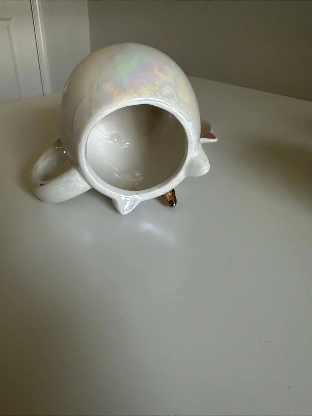 10 Strawberry Street Whimsical Cupboard Iridescent Unicorn Mug & Saucer Set